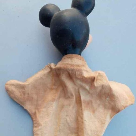 VINTAGE MICKEY MOUSE 1960S HAND PUPPET BY GUND FOR DISNEY PLASTIC AND CLOTH - Picture 2 of 6